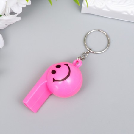 Whistle plastic on the ring "Smile", mix-1
