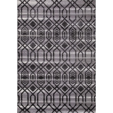 Rectangular carpet EFOR ECLIPSE, size 160x230 cm, color D.Gray/D.Gray