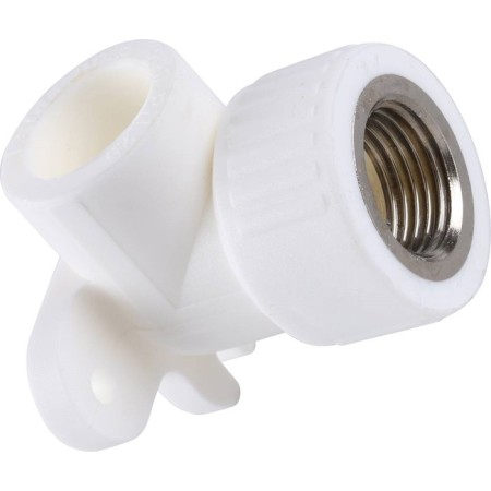Kalde square, polypropylene, d = 20 mm x 1/2 ", internal thread, with mount-3