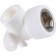 Kalde square, polypropylene, d = 20 mm x 1/2 ", internal thread, with mount
