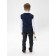 Knitted vest for the boy Amarobaby Pure Love School, height 128 cm, color blue