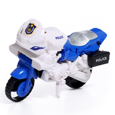 The Police Motorcycle robot is transformed-3