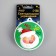 Light Suspension "Santa Claus" 7.5 cm, batteries LR44x3, glow of multi