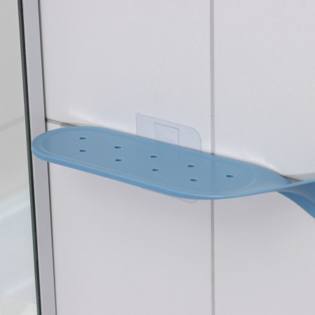 Bathroom holder on Velcro “Solution”, 41 × 7 × 4.5 cm, color mix-4