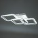 The chandelier is LED DIM. Losanga DU 3 REP. 78W White 68.5x32.5x12cm Ritter
