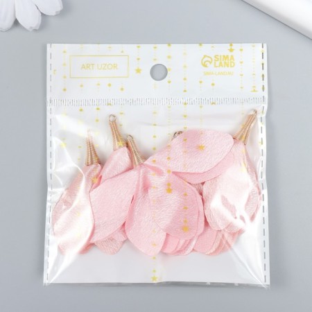 Decor for creativity Textile "Budon, Cherry Betons Color" set 6 pcs 6 cm-3