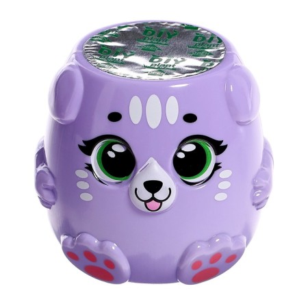 Set for experiments "Kotiki. We grow grass ", purple pot-2