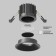 The built-in lamp Technical DL058-12W3K-B, 12W, 8x8x6 cm, Led, 910lm, 3000k, black color black