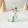 Polystone souvenir "Snake with a flower wreath" MIX 4.5x4x6.5 cm