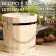 Bucket of linden, 10l, plastic insert, handle-river