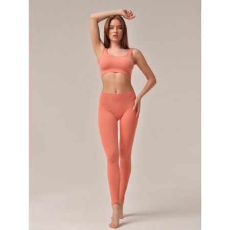 Women's Legins in the Rubber Legings RIB, size 46-48, Coral color