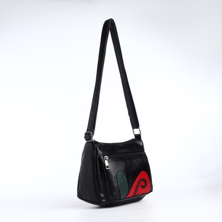 Women's bag with lightning, black color-1