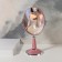 Mirror on the leg "Oval", bilateral, mirror surface 13.5 × 16.5 cm, color mix