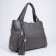 Bag-tout on lightning, brown color