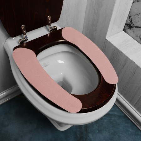 Layers on the toilet seat, self -adhesive, pink, 2 pcs.-4