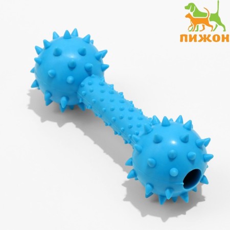 Chewing toy "formidable dumbbell", 15 x 5 cm, blue