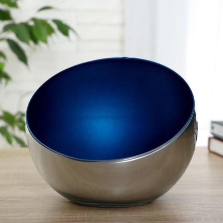Vase "Silver/Cobalt" D-19CM H-17CM-1