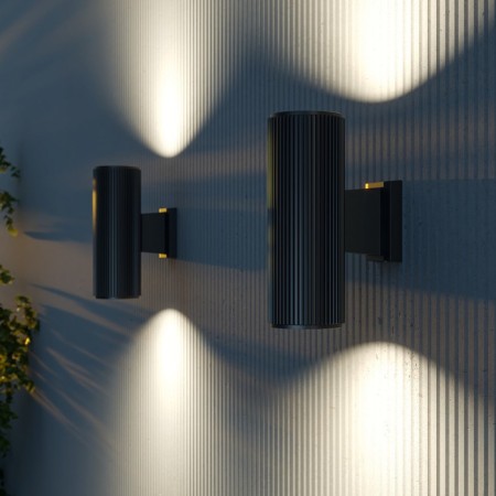 Sconces Outdoor O419WL-02B, 2x60W, 26x16x26 cm, e27, black color-2