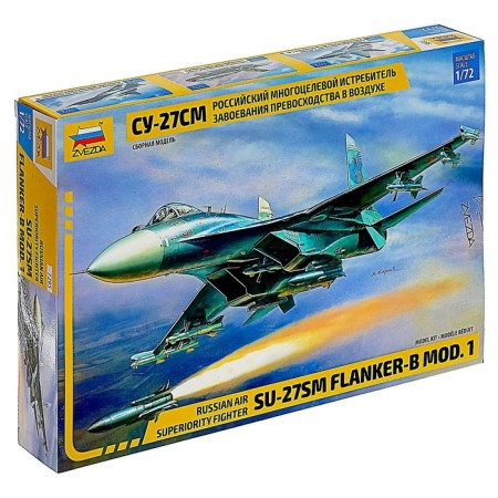 The prefabricated model "Su-27SM" Star, 1/72, (7295)