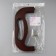 The handle-farmoir is wooden, on magnets, with mount, 27 × 12 × 2.5 cm, brown color