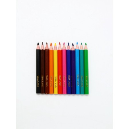 Color pencils, 12 -zv mini, hexagonal bukibyaki-1