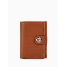 Portmone husband (3 complex) 9.5*3*11.5 cm, 3 depth, d/maps, d/coins, to the magnet, sv brown