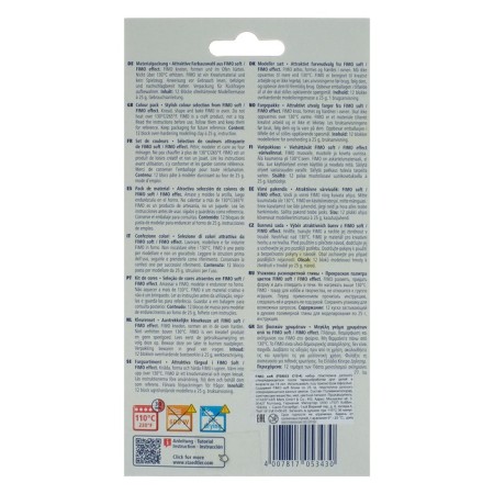A set of plastic - polymer clay, Soft "natural colors", 12 colors of 25 g-1