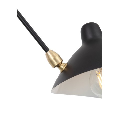 Ceiling Ceiling ST LUCE. SL305.402.06. SPRUZZO. 6x60 watts, E27, 180x180x54 cm, black color-8