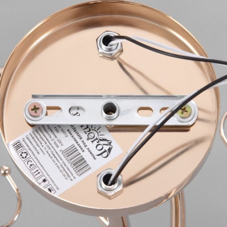 Ceiling chandelier "Courage" 2x40W E27 Color: Gold-8