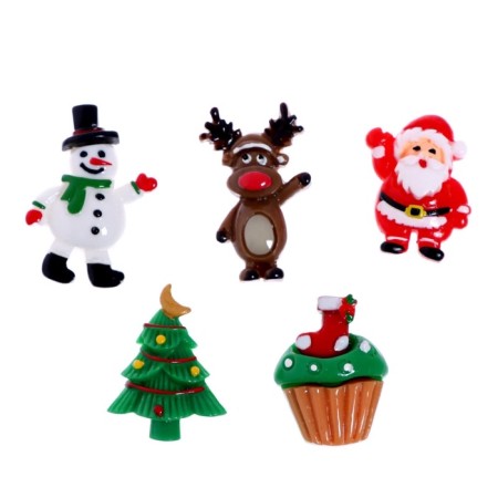 Set for experiments "New Year's garland: Christmas tree and Santa Claus"-7