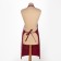 Apron Dilyana "Classic", central bearded, 80*60 cm, 100% p/e