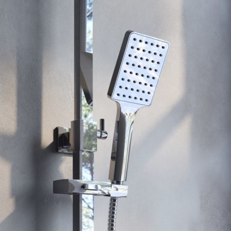 Shower mixer IDDIS BILD BILSB1Fi06, 350x200x1400 mm, with the upper shower, chrome-3
