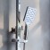 Shower mixer IDDIS BILD BILSB1Fi06, 350x200x1400 mm, with the upper shower, chrome