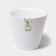 Kashpo for flowers with an insert "Louis", 1.2 l, white color