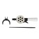 Winter fishing rod, handle foam 70 mm long, HFB-5B