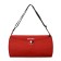 Sports bag with lightning, external pocket, long belt, burgundy color