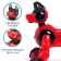 Robot dog Stunt, on the control panel, interactive: sound, light, on the battery, red