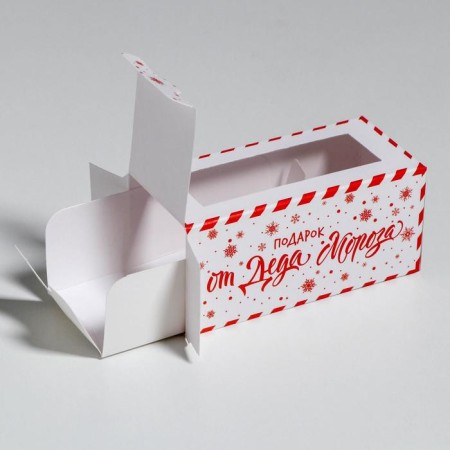 Box for Makarun "New Year's Parcel" 12 x 5.5 x 5.5 cm., New Year-2