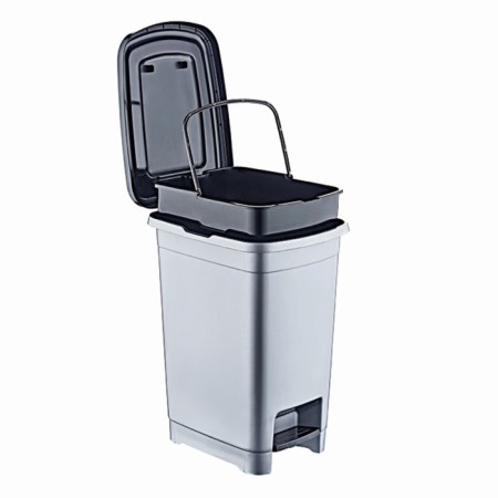 Hobbylife garbage tank, with an inner bucket, with a lid and pedal, 10 liters-1