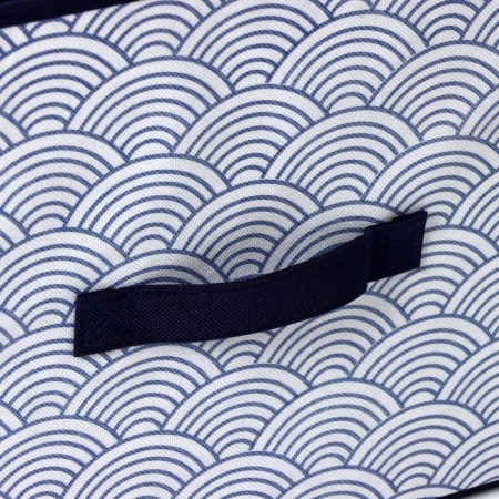 Stelly box for storage of the Dolyan "Wave", 37 × 27 × 27 cm, the color is blue-3