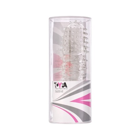 Helper -free nozzle on the penis Toyfa, the color is transparent, 12 cm-1