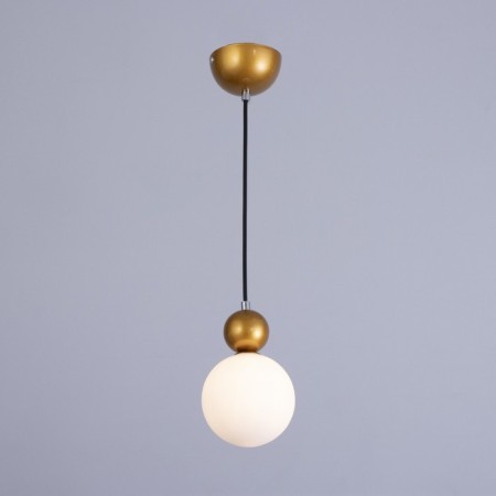 Lamp "ALVA" G9 40W gold 12x12x18-118 cm-1