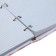 A notebook on the rings of A5 120 sheets in the Calligrata cage "Light marble", cover 7BC, without cutting down under the rings, offset block