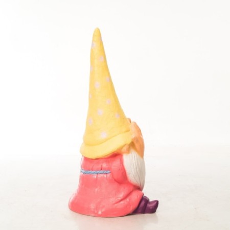 Garden Figure "Dwarf Nevidian" yellow, 43x38x85cm-2