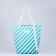 Bag Women's Beach Nazamok, in a strip, 39x32 cm, Blue