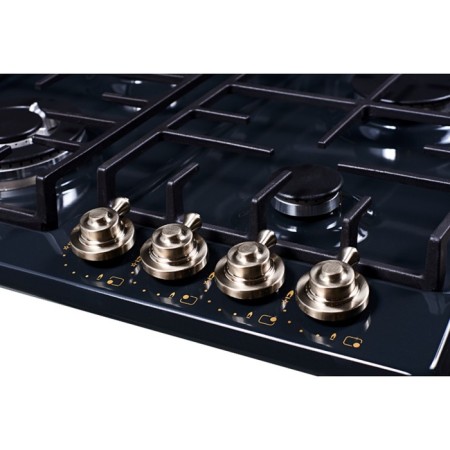 Hon surface Kuppersberg FV6TGRZ ANT Silver, gas, 4 burners, black/silver-1