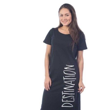 Female dress, size 50, black color-4