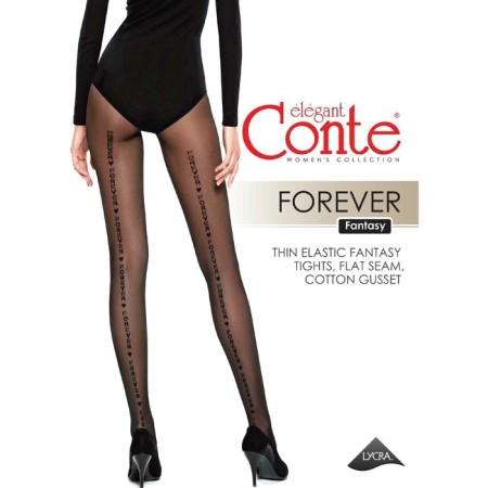 Women's tights Fantasy Forever, size 2, color Nero-3
