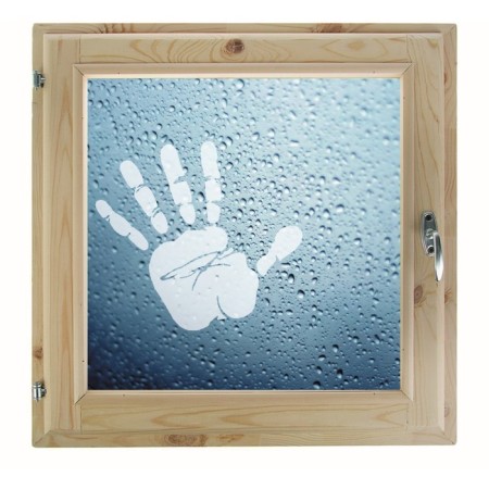 Window 90x90 cm, "hand", single -chamber double -glazed window, seal, needles