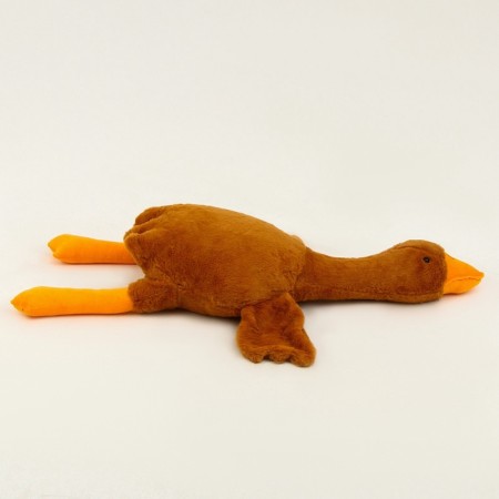 Skill of a soft toy "Goose", 110 cm, beige color-3